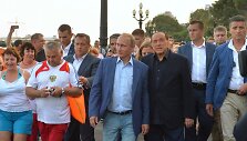 Silvio Berlusconi vizitu i&scaron;rei&scaron;kė palaikymą Vladimirui Putinui