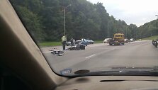Kaune &bdquo;Ford&ldquo; rėžėsi į motociklą &bdquo;Harley Davidson&ldquo;