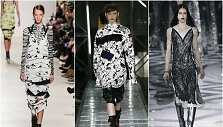 PROENZA SCHOULER, MSGM, LOUIS VUITTON kolekcijų modeliai