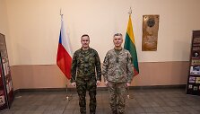 Lietuvos ir Čekijos kariuomenių vadai sutarė dėl tolesnio bendradarbiavimo &nbsp;