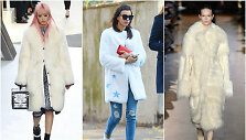 &bdquo;Louis Vuitton&ldquo; kolekcijos modelis, Irina Shayk, &bdquo;Stella McCartney&ldquo; kolekcijos modelis