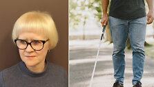D.Vitkauskienė &ndash; silpnaregė, jau apie 30 metų dirbanti su neregiais