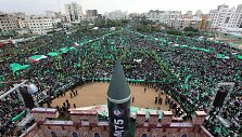 Gazos ruožo gyventojai rinkosi į &bdquo;Hamas&ldquo; minėjimą