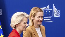 Ursula von der Leyen ir Kaja Kallas / Geert Vanden Wijngaert / AP