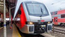 Pirmojo &bdquo;Stadler&ldquo; traukinio kelionės renginys