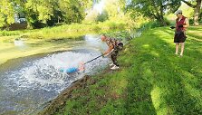 Prijungus specialią orapūtę vos per porą valandų pavyko deguonies lygį vandenyje pakelti iki 4 mg/l