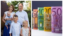 Finansinio ra&scaron;tingumo ugdytoja L.Banytė-Surplienė su &scaron;eima