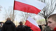 Lenkų protesto akcija Vilniuje