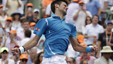 &bdquo;Miami Open&ldquo; finalas: Novakas Džokovičius &ndash; Kei Nishikoris
