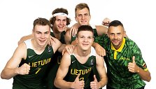 Lietuvos jaunimo &bdquo;3 prie&scaron; 3&ldquo; komanda.