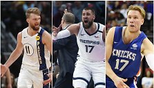 Domantas Sabonis, Jonas Valančiūnas ir Ignas Brazdeikis.