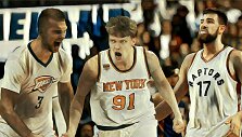 Domantas Sabonis, Mindaugas Kuzminskas ir Jonas Valančiūnas