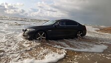 Atostogų i&scaron; &Scaron;vedijos grįžęs lietuvis savo BMW įvažiavo į Baltijos jūrą