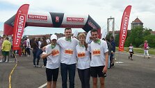 Evelina Pangonienė (kairėje) rengiasi antram Kauno maratonui