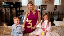 Ivanka Trump su dukra Arabella ir sūnumi Josephu 