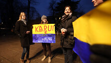 Ukrainos palaikymo akcija Kaune