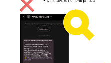 Kaip atpažinti sukčių žinutes  