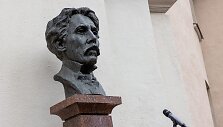 Kalbančios Čiurlionio skulptūros atidarymas