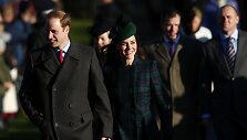Princas Williamas ir Kembridžo hercogienė Catherine Kalėdų rytą Sandringame