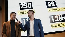 BSV atstovai. A.Milinavičius de&scaron;inėje. D.Mila&scaron;ius. kairėje