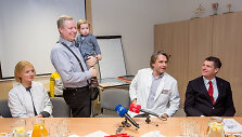 Spaudos konferencija Santari&scaron;kių klinikose