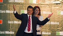 Angelica Rivera ir Enrique Pena Nieto