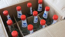 Buteliai su &bdquo;Nordfjord Vodka&ldquo; etiketėmis