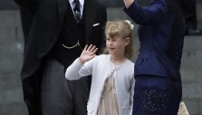 Princas Edwardas su žmona Vesekso grafiene Sophie ir dukra ledi Louise