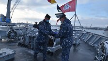 Vadovavimą NATO laivų grupei Lietuva perdavė  Nyderlandams