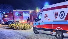 Gelbėjimo pajėgos įvykio vietoje