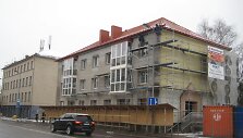 Klaipėdoje jau renovuojamas daugiabutis Herkaus Manto gatvėje, garsėjęs dideliu &scaron;ilumos kiekio suvartojimu. 
