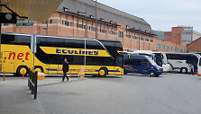 Kompanijos &bdquo;Ecolines&ldquo; autobusas Kaune