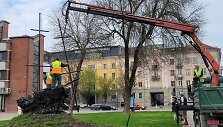 Klaipėdoje nukeliama gėlių kompozicija &bdquo;Laivelis&ldquo;