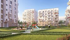Daugiabučių gyvenvietės &bdquo;Namų pynės&ldquo; vizualizacija 