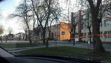 Pirmadienį prane&scaron;ta ir apie sprogmenį Skuodo policijos komisariate. 