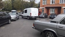Mikroautobusas, kuriuo buvo i&scaron;vežtas D.Da&scaron;kevičius