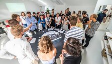 Grupė architektūros bei urbanistikos studentų bei jų vadovai pristatė pirmines ilgalaikes urbanistines vizijas bei ekonomines strategijas Neringos ateičiai