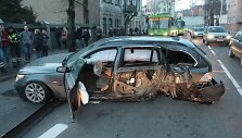 BMW avarija K. Donelaičio gatvėje