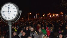 Palanga prie&scaron; vidurnaktį Naujųjų naktį. 