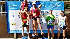 2013 Utena. Rezultatams gerėjant vis dažniau tenka užlipti ant podiumo. Nuotraukoje su Juozu, Remigijum ir Giedriumi.