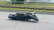 Kauno A.Juozapavičiaus prospekte partrenktas motociklininkas