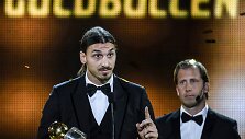 Zlatanas Ibrahimovičius apdovanojimų ceremonijoje