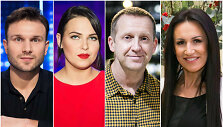 Vaidas Baumila, Justė Arlauskaitė-Jazzu, Martynas Tyla ir Katažina Zvonkuvienė