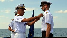 Lietuvos karininkas R.Zabiela apdovanotas ES karinės jūrų operacijos &bdquo;Atalanta&ldquo; medaliu