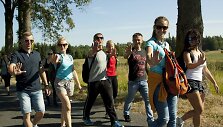 Labdaringame žygyje aplink &Scaron;ilutę dalyvavę žygeiviai surinko beveik 2 tūkst. eurų.