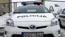 Policijos automobilis &bdquo;Toyota Prius&ldquo;
