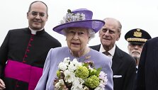 Karalienė Elizabeth II Romoje susitiko su popiežiumi Pranci&scaron;kum.