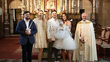 Karolina Meschino ir Dominykas Ježerys pakrik&scaron;tijo dukrą