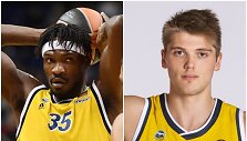 Kauno &bdquo;Žalgirio&ldquo; akiratyje &ndash; Landry Nnoko ir Benas Lammersas 2021 m. Birželio 14 d. 