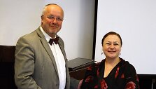 Ministras Juozas Olekas su naujai paskirta Turkijos ambasadore Lietuvai Aydan Yamancan